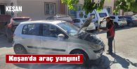 İTFAİYENİN MÜDAHALESİ İLE SÖNDÜRÜLDÜ