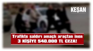 SÜRÜCÜNÜN EHLİYETİNE EL KONULDU VE ARAÇ 60 GÜN TRAFİKTEN MEN EDİLDİ