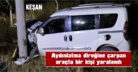 YARALI SÜRÜCÜ HASTANEYE KALDIRILDI