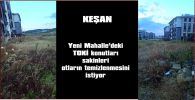 HAVALANIRMA BOŞLUĞUNA ATILAN ÇÖPLER DE KEPÇE MARİFETİ İLE TEMİZLENDİ
