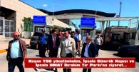 YERİNDE İNCELEME YAPIP, BİLGİ ALDILAR