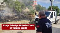 İTFAİYE EKİPLERİNİN ANİ MÜDAHALESİ, YANGININ BÜYÜMESİNİ ENGELLEDİ