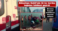 İLK MÜDAHALE SAHİLDE BULUNAN VATANDAŞLAR TARAFINDAN YAPILDI