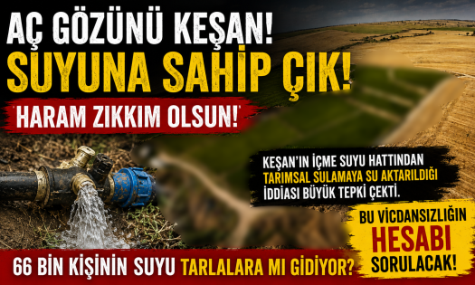 DRONE İLE TAKİP EDİLDİ: SU YAKLAŞIK 1 KİLOMETRE GİDİYOR