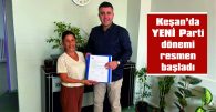KURUCU BAŞKAN ANIL ÇAKIR KURULUŞ EVRAKLARINI KAYMAKAMLIĞA TESLİM ETTİ