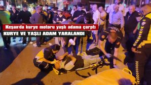 AMBULANSLA HASTANEYE KALDIRILDI